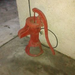 Hand Op Water Pump .