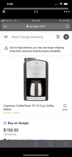 Coffee maker