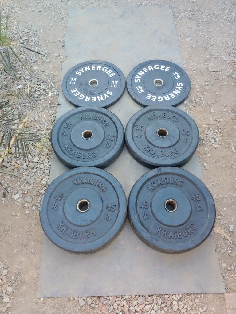 Olympic Bumper Weights 190lbs