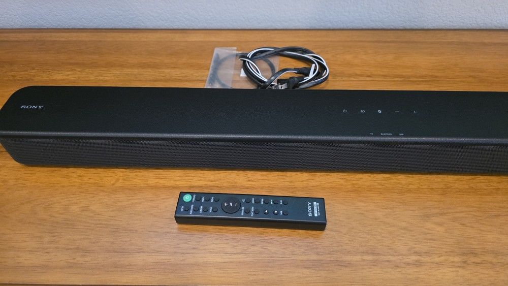 Sony S100F 2.0ch Soundbar with Bass Reflex Speaker, Integrated Tweeter and Bluetooth, (HTS100F)