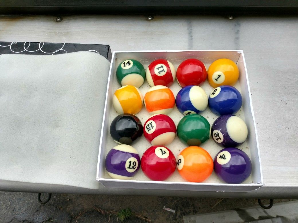 Billiard Balls used for Sale in Rancho Cucamonga, CA OfferUp