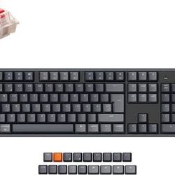 Keychron K10 RGB Full Size Mechanical Keyboard for Mac/Windows Bluetooth Wireless/Wired Keyboard