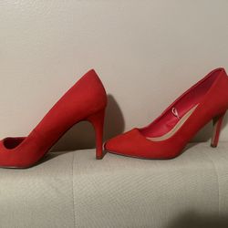 Red forever 21 Women Heels Size 7