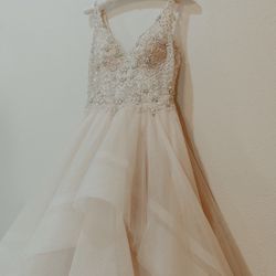 Martina Liana Wedding Gown With Custom, Matching Jewelry