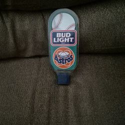 Astros Bud Light Beer Tap Handle