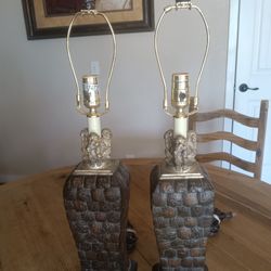 2 Antique Lamps 
