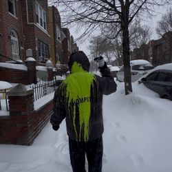 Changing color Puffer Jacket (heat Reactive Technology)  Unisex 