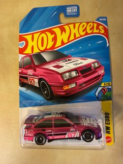 ⁠2026 Hot Wheels '87 Ford Sierra Cosworth STH Super Treasure Hunt Pink HW Euro⁠