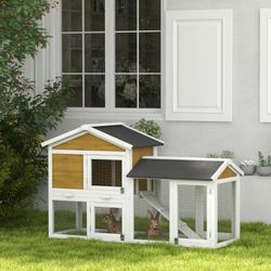 Wooden Rabbit Hutch