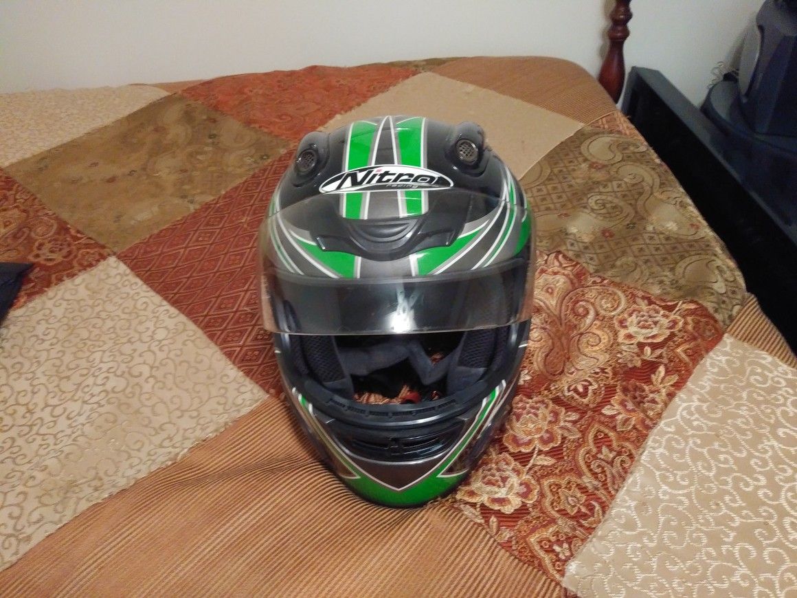 Nitro Racing Fiberglass Kevlar Helmet Large