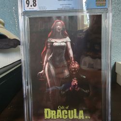 Cult Of Dracula #4 Santa Fung Trade Variant Cover Scorpion Comics Edition CGC 9.8 W/COA