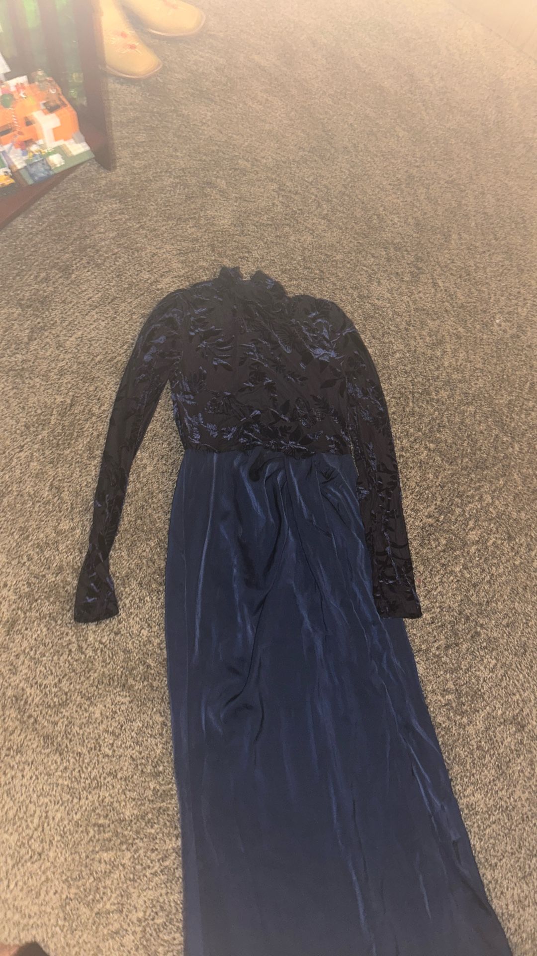 Dark blue dress