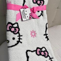 Hello Kitty Blanket New