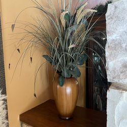 Vase And Plants