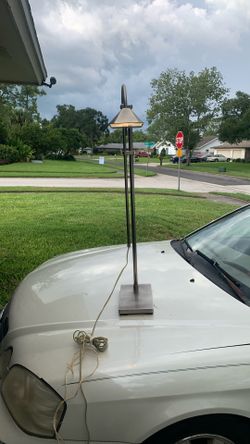 Brushed aluminum Lamp