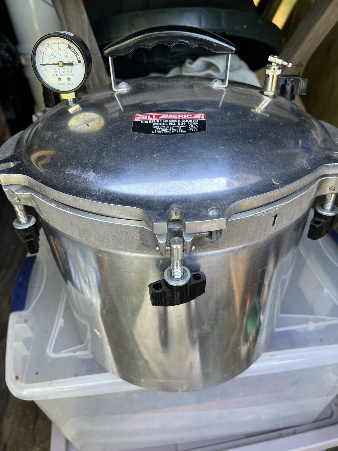 All american canner discount pressure cooker silver