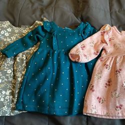 9 Month Fleece Dresses 