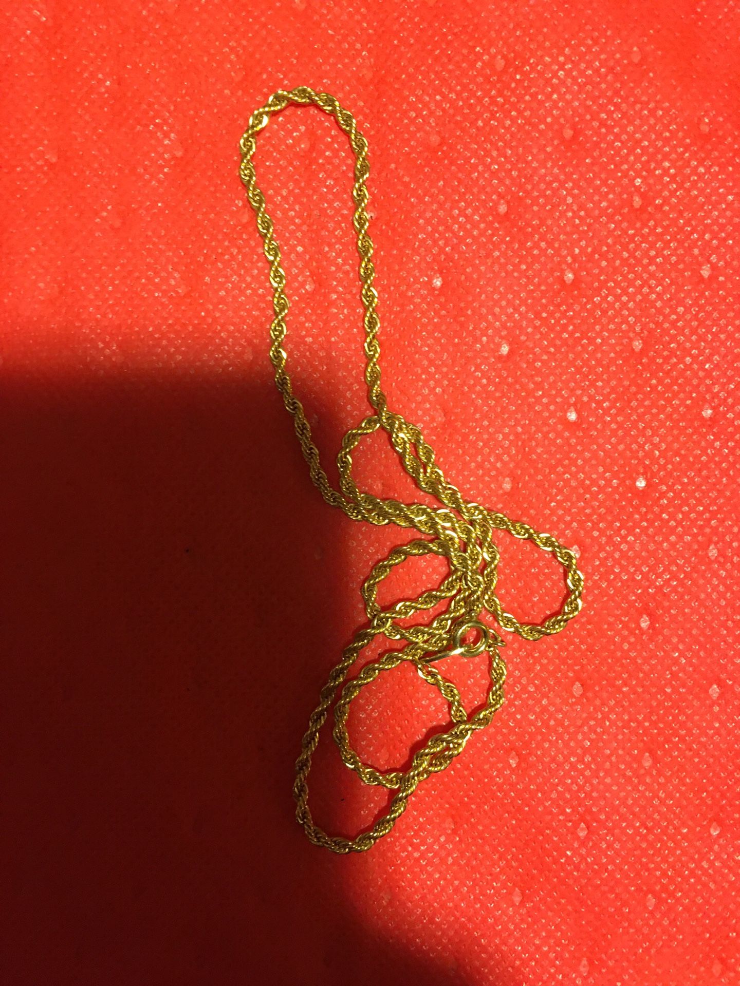 Vintage Gold Chain Trifari Necklace, Vintage Necklace