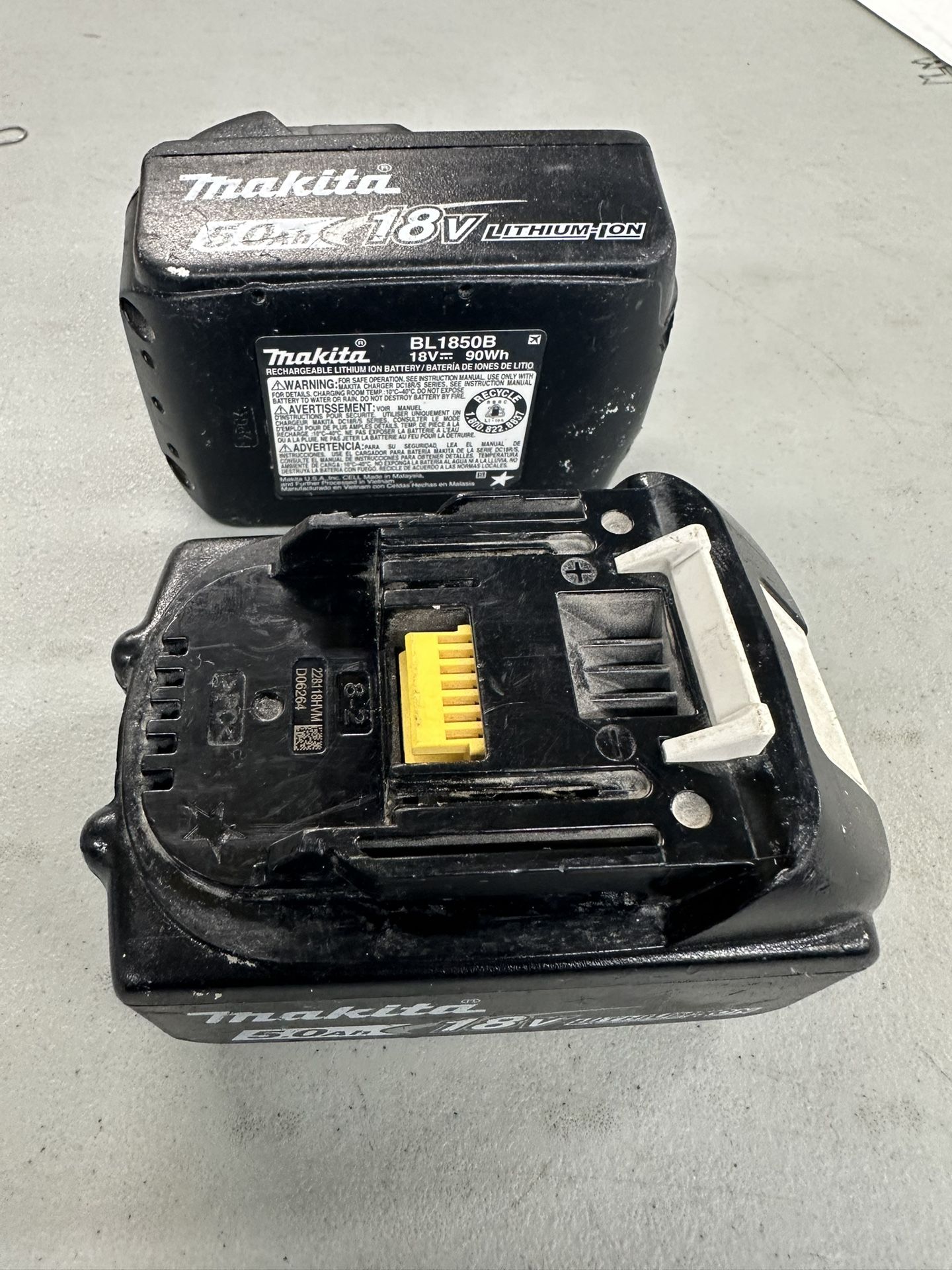 Makita 5 Ah Batteries 