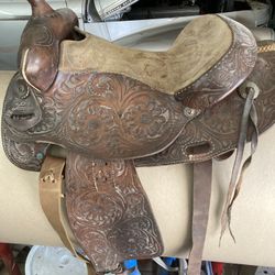 Older Western Saddle 