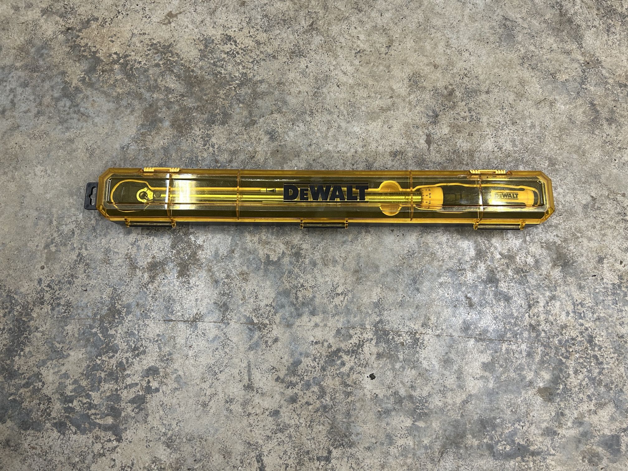DEWALT Torque Wrench, Micro Adjust, 1/2" Drive, 50-250 FT-LB, (DWMT75462)
