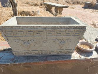 2 Cement Planters