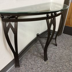 Crescent Moon Glass Tables