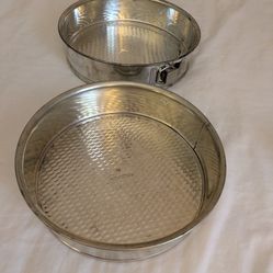 2 Spring Form Cake Pans 9.5" & 10" by Rowoco