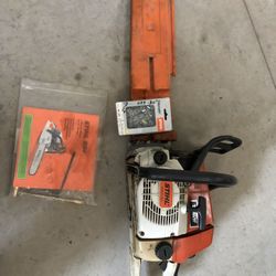 Chainsaw Stihl 034 20” bar with new chain, manual and tool. 