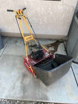 Mclane front throw lawnmower