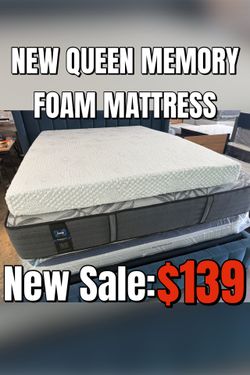 NEW QUEEN MEMORY FOAM MATTRESS