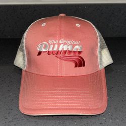 Puma Hat Cap Strapback Womens Trucker Pink Adjustable Embroidered Yoga Fitness