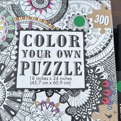 Color Your Own Puzzle 