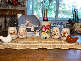 SOUTHERN STONEWARE WINE SET