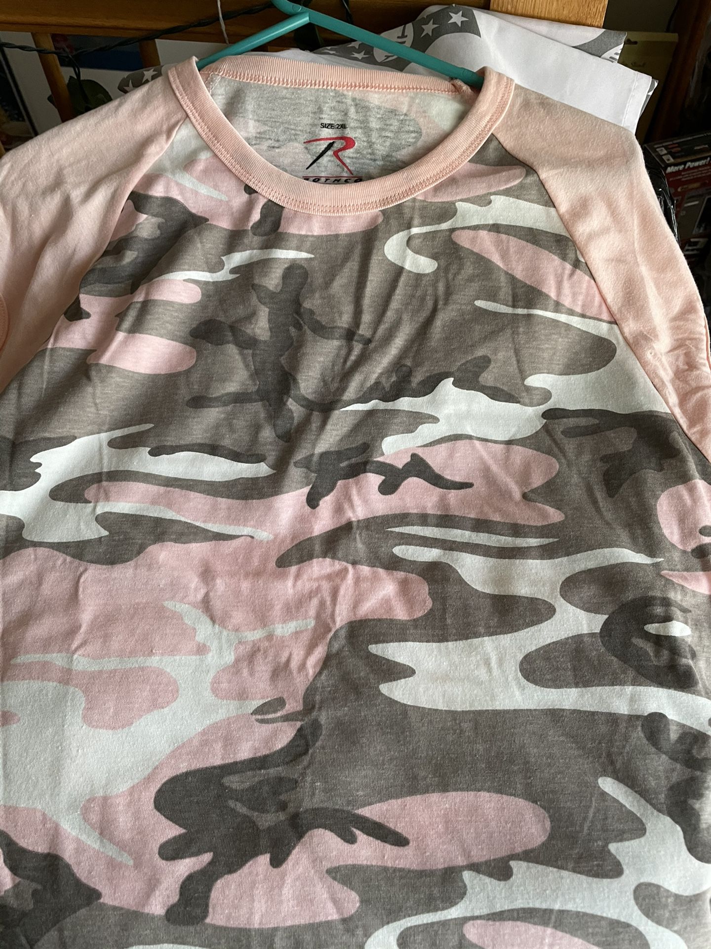 Ladies Camouflage With Pink Top Adorable. NEW