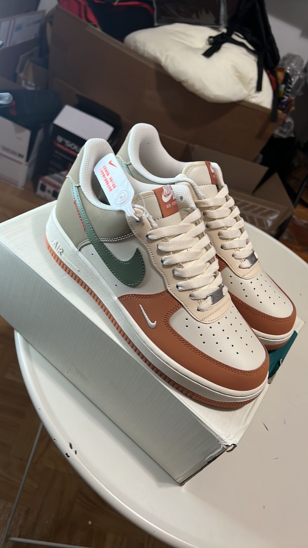 red air force 1 with supreme laces｜TikTok Search
