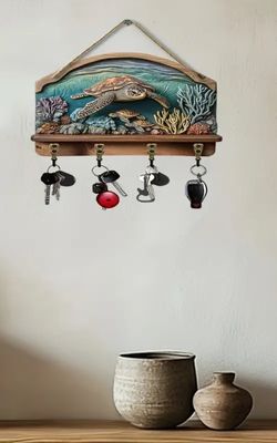 Turtle Themed Key Holder 