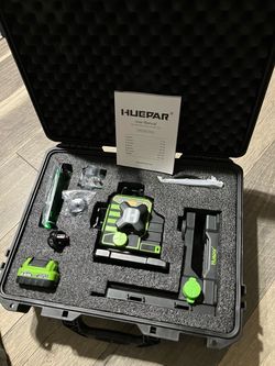 Huepar S04CG - 4D 16 Lines Osram Self-Leveling LCD Screen Laser Level