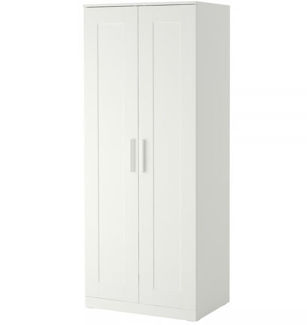2 white Ikea Wardrobe’s