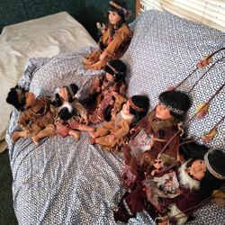 Native American Dolls Porcelain