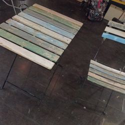 Antique Table And Chair 