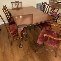 Table and chairs