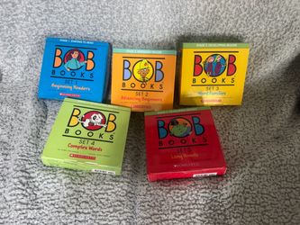 LOT Bob Books Set 1 2 3 4 5 Starting to Read Emerging Reader Developing Reader