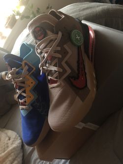 Space Jam x Nike LeBron 18 Low Wile E. x Roadrunner Blue/Brown Wile E. x Roadrunner