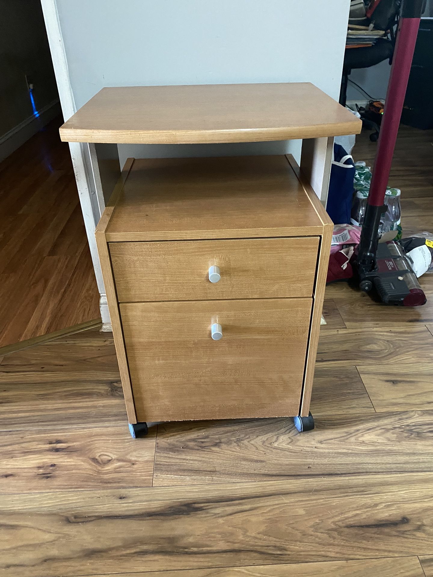 Self Standing File Storage Cabinet Pressed Wood