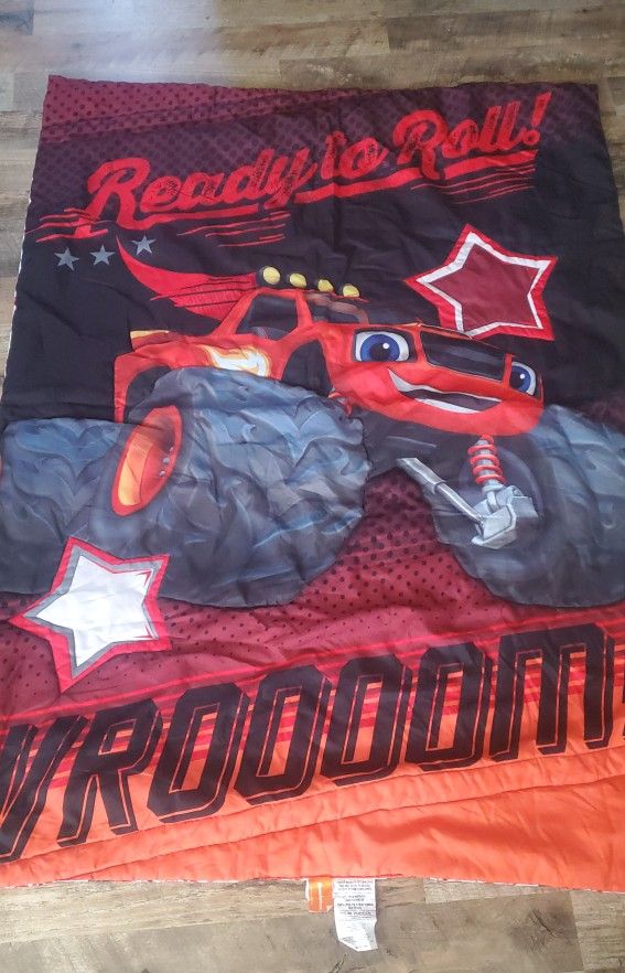 Blaze the monster machine bedding set toddler sheets comforter pillowcase Monster truck
