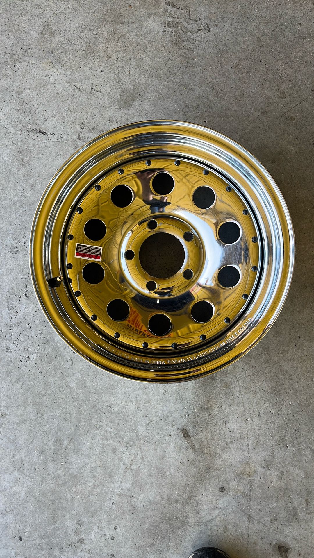 Steel Trailer Wheel 15 X 6