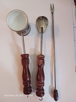 Vintage Barware Double Jigger And Bar Spoon