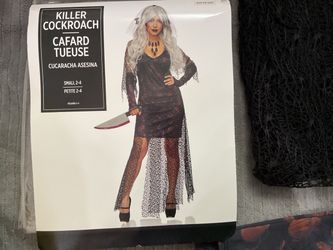 New halloween Killer cockroach dress small but can fit medium $15