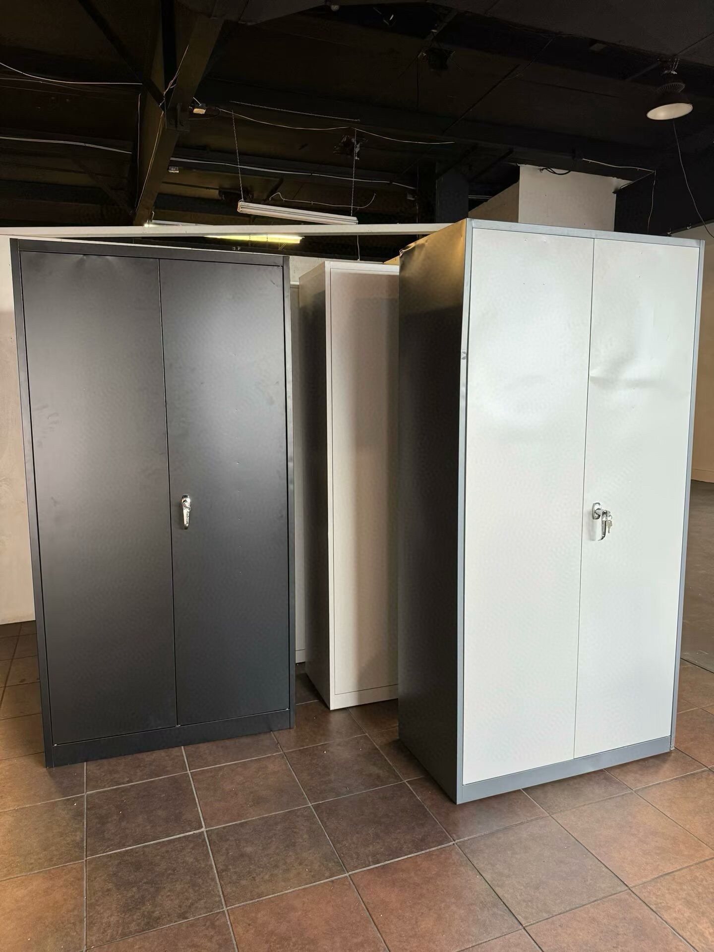 🔥Special discount🔥72-inch tall, Metal storage cabinets for $70 each (have scratches or dents). with adjustable shelves and locking doors. Selling fa